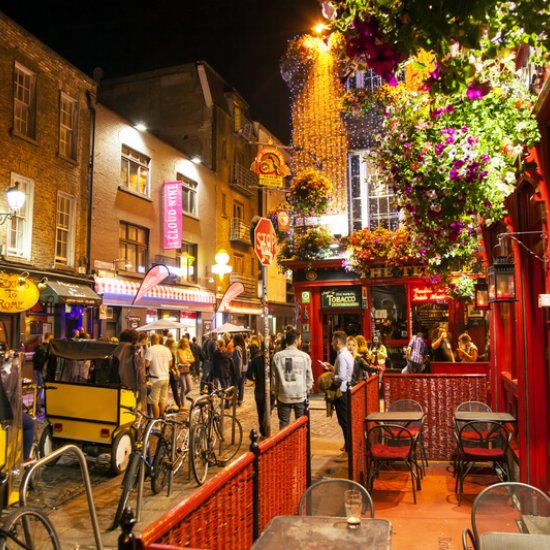 So feiert man in Dublin. Dublin bei Nacht!