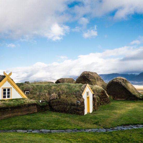 Irische Torf Cottages